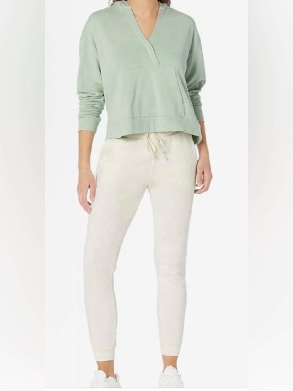 Sweaty Betty After Class Relaxed V-Neck Hoodie Sweatshirt - Size 12